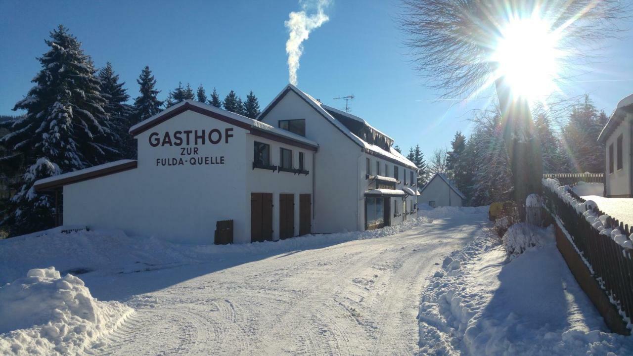 Hotel Berghof Wasserkuppe & Gaestehaus Fuldaquelle Gersfeld Dış mekan fotoğraf